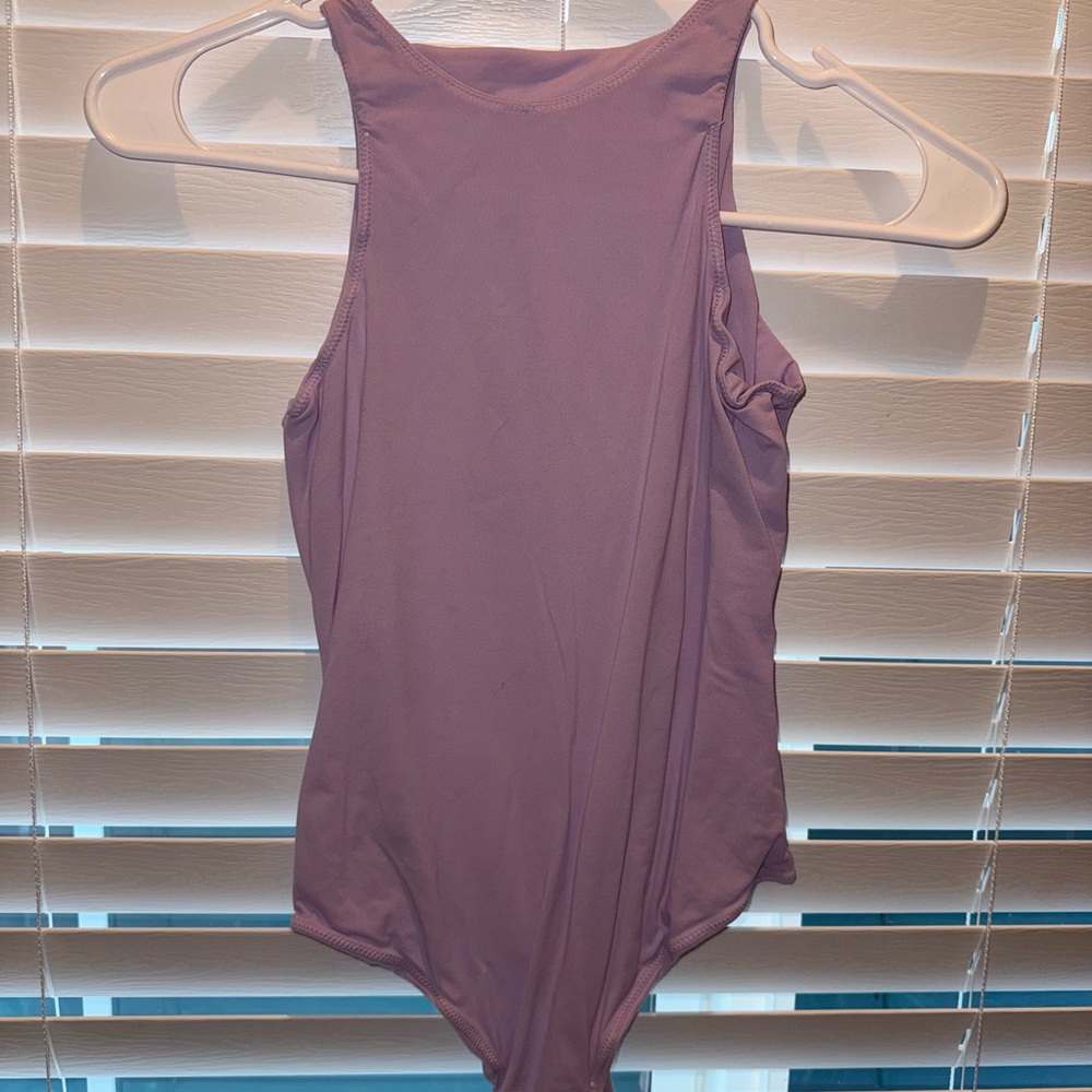 SKIMS Lilac Scoop Neck Bodysuit
